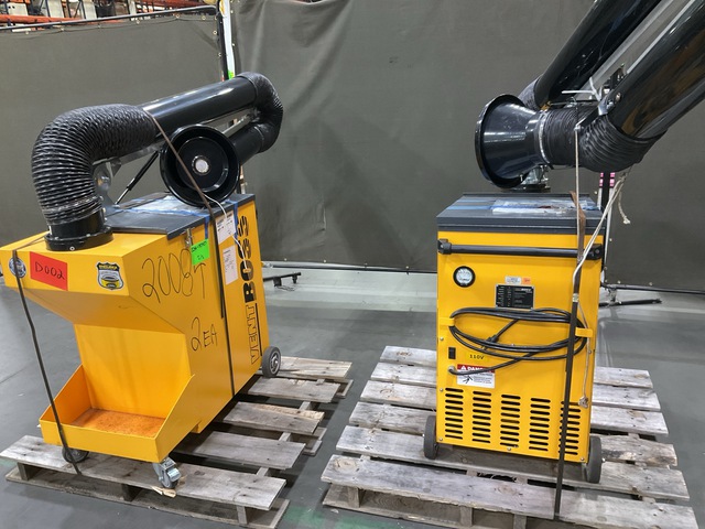 (2) Powerex RoboVent 100 Vent Boss Dust Collectors