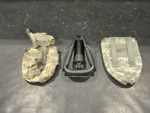 (358) General Purpose Canteen Pouches, (65) Entrenching Tools & Assorted Items