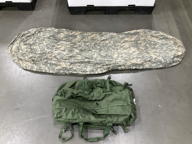 (100) Bivy Covers & (69) Duffel Bags