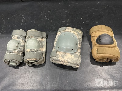 (1) Pair of Camouflage Elbow Pads, (61) Pairs of Elbow Pads & Assorted Items