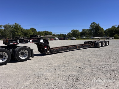 2013 Fontaine 55 Magnitude 55 ton Tri/A Beam Removable Gooseneck Lowboy Trailer