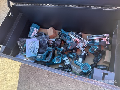 Quantity of (20) Makita Air Nailer and 18v Cordless Tool Kit w/ Job Box (Unused)