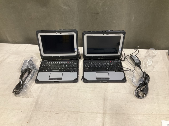 (2) New/Unused Panasonic CF-20 Toughbook Laptops