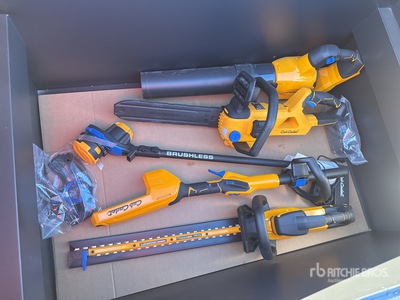 Quantity of (7) Wood Tuff Tow 48 in Job Box w/7 pc Cub Cadet Tool Kit (Unused)