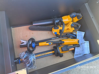 Quantity of (7) Wood Tuff Tow 48 in Job Box w/7 pc Cub Cadet Tool Kit (Unused)