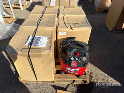 Quantity of (6) Rockworth 3.4 cfm 6 gal Air Compressor (Unused)