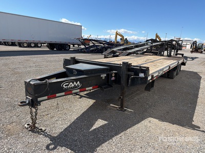 2018 Cam 12CAM825TE 24 ft T/A Remolque Portamaquinaria