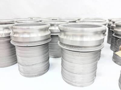 Quantity (21) 6 in. Male Quick Disconnec Camlock Hose Couplings