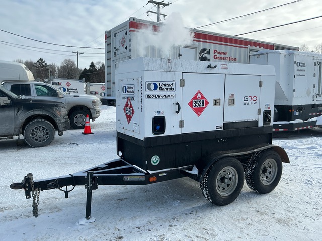 2019 (unverified) Wacker G70 T4F 58 kW Mobile Generator Set