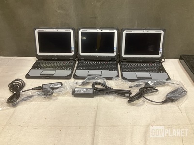 (3) New/Unused Panasonic CF-20 Toughbook Laptops