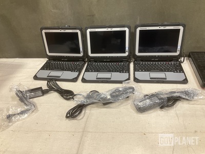 (3) New/Unused Panasonic CF-20 Toughbook Laptops