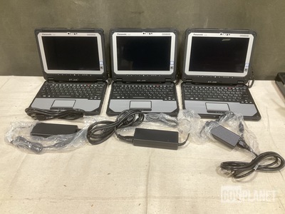 (3) New/Unused Panasonic CF-20 Toughbook Laptops