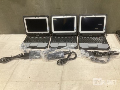 (3) New/Unused Panasonic CF-20 Toughbook Laptops