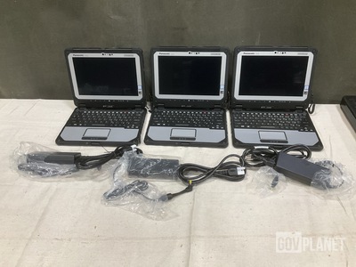 (3) New/Unused Panasonic CF-20 Toughbook Laptops