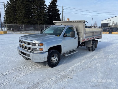 2015 Chevrolet Silverado 3500HD 4x2 Flatbed Dump Truck
