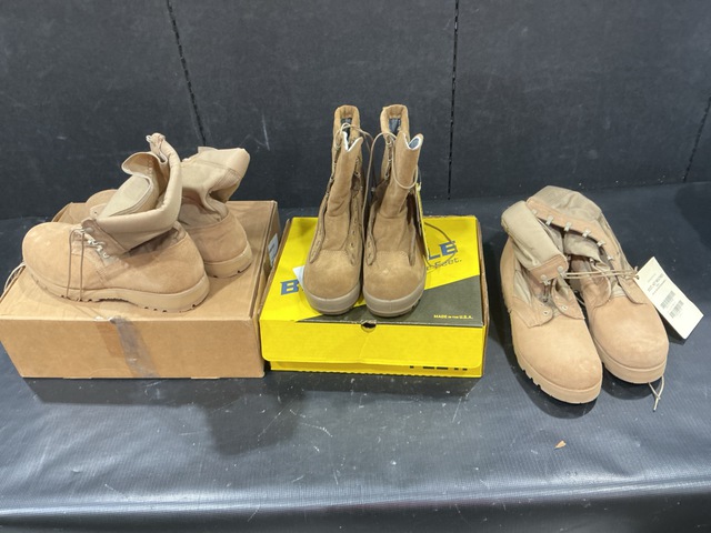 (36) Pairs of Combat Boots & (18) Pairs of Men's Boots