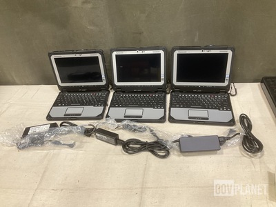 (3) New/Unused Panasonic CF-20 Toughbook Laptops