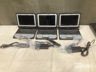 (3) New/Unused Panasonic CF-20 Toughbook Laptops
