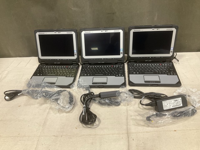 (3) New/Unused Panasonic CF-20 Toughbook Laptops