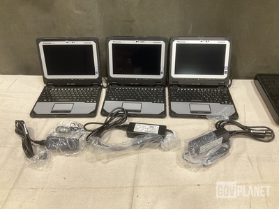 (3) New/Unused Panasonic CF-20 Toughbook Laptops