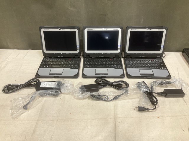 (3) New/Unused Panasonic CF-20 Toughbook Laptops