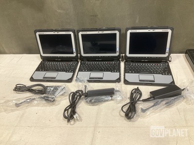 (3) New/Unused Panasonic CF-20 Toughbook Laptops