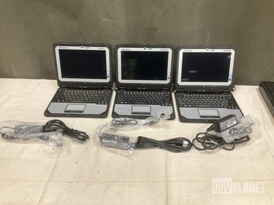 (3) New/Unused Panasonic CF-20 Toughbook Laptops