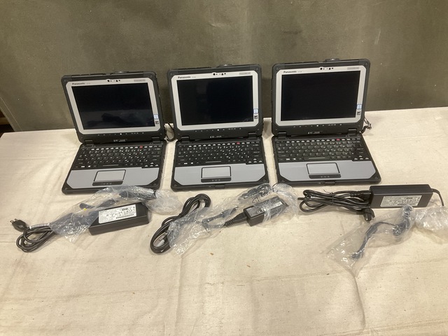 (3) New/Unused Panasonic CF-20 Toughbook Laptops