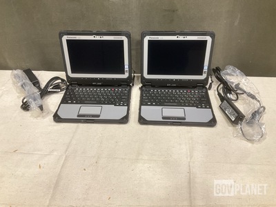 (2) New/Unused Panasonic CF-20 Toughbook Laptops