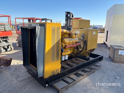 Cat 3208 200 kW Skid-Mounted Generator Set