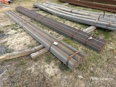Quantity of (2) Bundles of 4 in x 20 ft Angle Iron