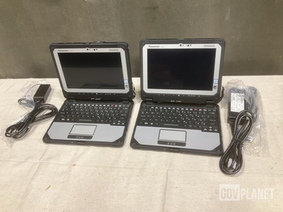(2) New/Unused Panasonic CF-20 Toughbook Laptops