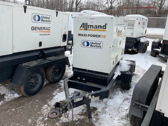 2018 Allmand MP25 25 kVA Mobile Generator Set (Inoperable)