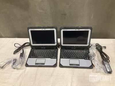 (2) New/Unused Panasonic CF-20 Toughbook Laptops