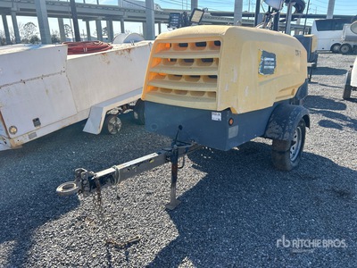 2021 Atlas Copco XAS185 185 cfm Mobile Air Compressor