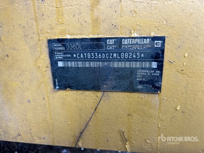 2012 Cat 336D L Tracked Excavator