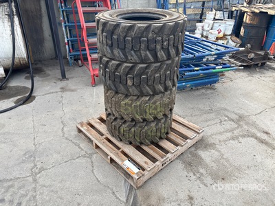 Quantity of (4) Titan HD 2000 II 12-16.5 Skid Steer Tires