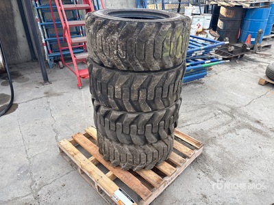 Quantity of (4) Galaxy The Beefy Baby III 12-16.5 Skid Steer Tires