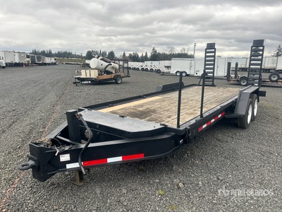 2017 Felling FT16 21 ft T/A Equipment Trailer