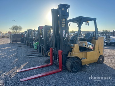 Cat GC55KSTR 11800 lb Cushion Tire Forklift