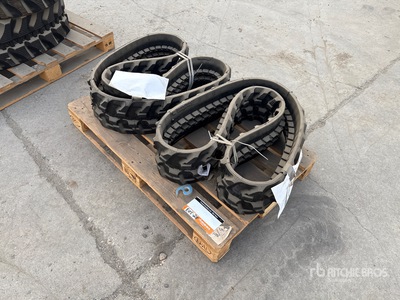 Quantity of (2) 9 in Rubber Tracks