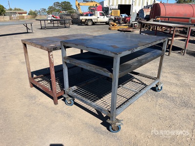 Quantity of (2) Metal Workbench