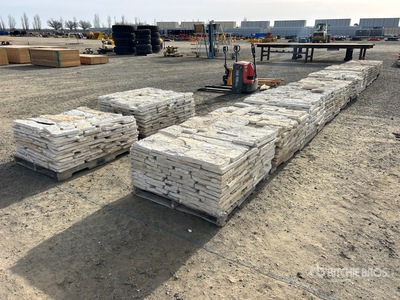 Quantity of (12) Pallets of Stone