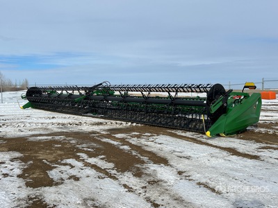 2022 John Deere HD50F 50 ft Hinged Flex Draper Cabezal de cosechadora trilladora