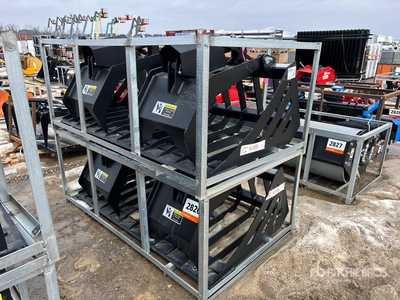 Quantity of (2) 2026 Suihe SSRGB-72 72 in Skid Steer Grapple Bucket (Unused)