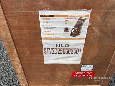 2026 ZVOX XK400 400mm SELF-SUCTION Betonschleifer (Unused)
