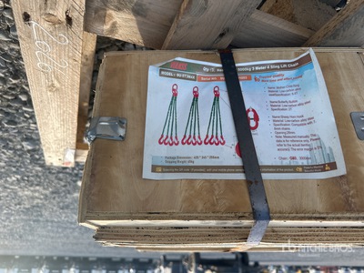 2026 ZVOX SU-5T3M4X Qty（3）Heavy-Duty 5 Ton 3 Meter 4 Sling lift chain (Unused)