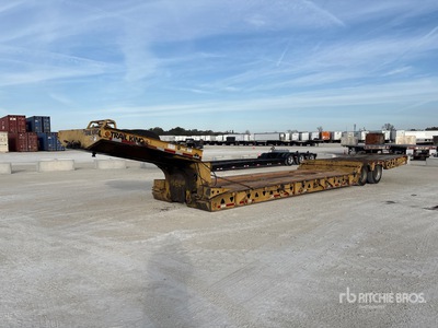 1995 Trail King T/A Removable Gooseneck Lowboy Trailer