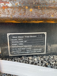 2026 GIYI GY-TB72 SKID STEER TREE HOOK Divers (Unused)