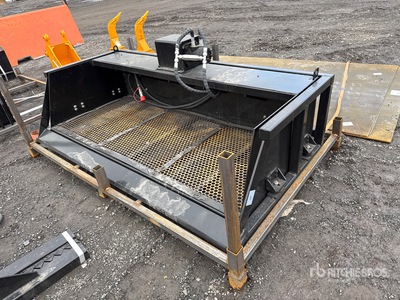 2026 GIYI GY-VB79 79 in Skid Steer Screening Bucket (Unused)